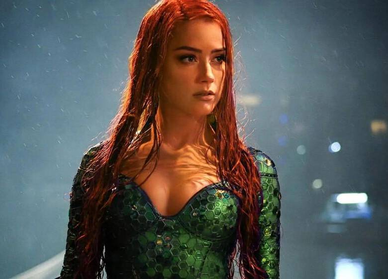 Amber Heard en su personaje de Mera en la primera película de Aquaman. FOTO: Cortesía DC Comics