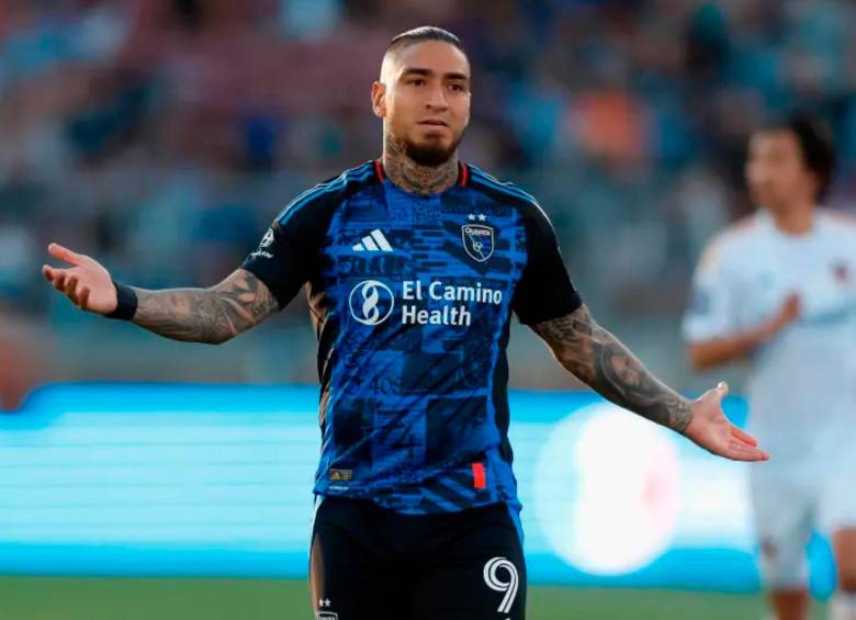 El delantero antioqueño “Chicho” Arango suma 130 goles en su carrera profesional. Ha disputado 383 partidos. Foto: Getty