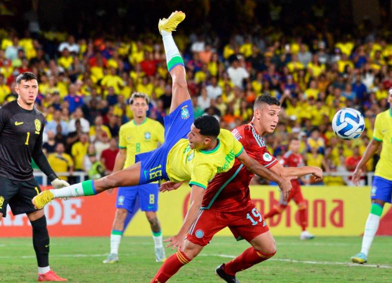 La Selección Colombia mostró personalidad frente a los brasileños. FOTO: COLPRENSA