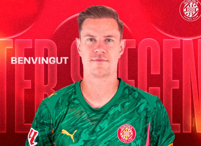 El arquero alemán Marc Ter-Stegen es uno de los candidatos a representar a su país en el Mundial del 2026. Foto: tomada del x de @GironaFC