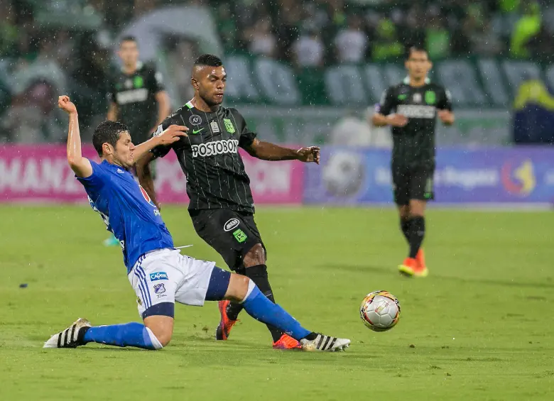 Miguel Ángel Borja es, hasta acá, el máximo goleador de Nacional en la Copa Sudamericana. FOTO JUAN ANTONIO SÁNCHEZ