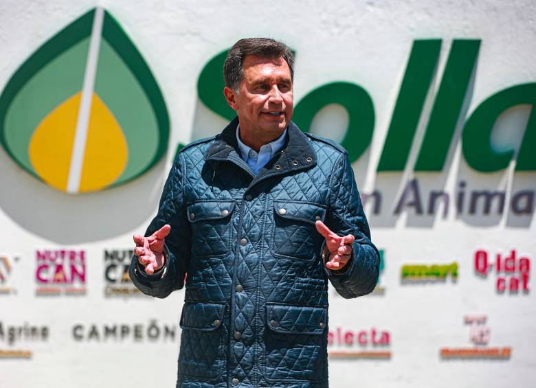 Mauricio Campillo, presidente de Solla, advierte que la sobreoferta de pollo y cerdo, las dificultades para exportar tilapia, el fenómeno de El Niño y la crisis portuaria presionan la rentabilidad del sector. FOTO Manuel Saldarriaga