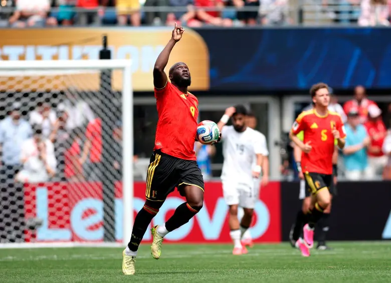 Romelu Lukaku impactó con su entrada en el equipo belga. FOTO: GETTY