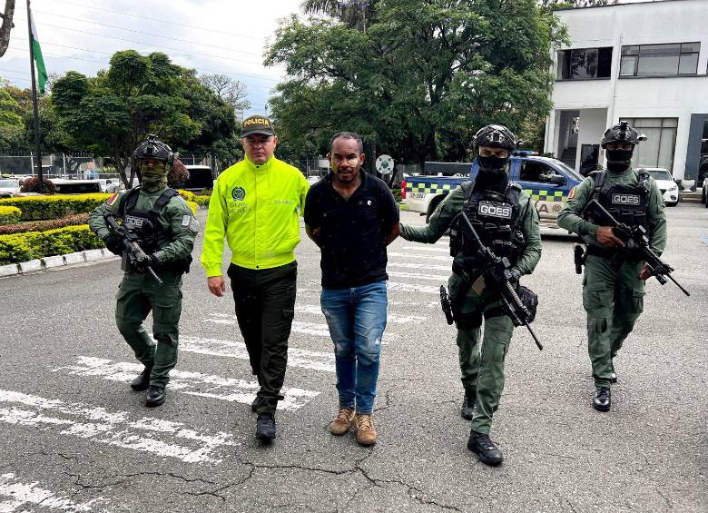 Alias El Negro, cabecilla del Clan del Golfo, delinquía en el Suroeste antioqueño. FOTO: CORTESÍA GOBERNACIÓN