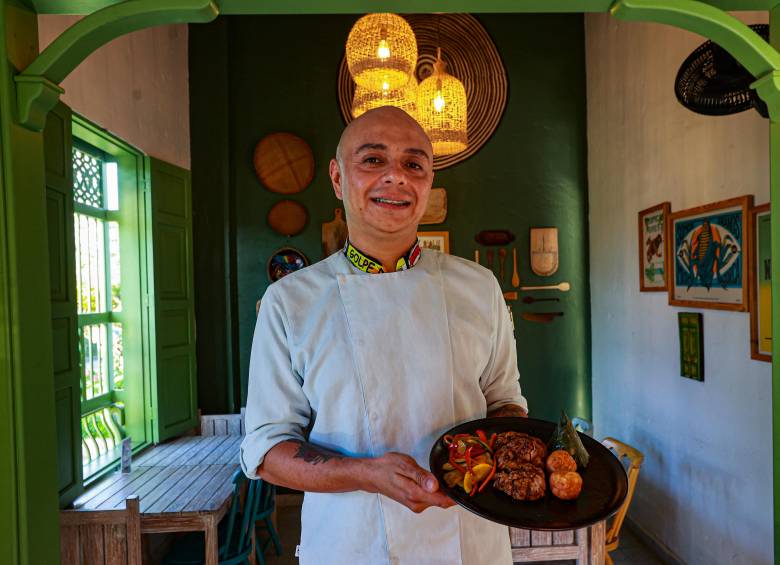 El plato la Montaña Sagrada es la especialidad de la Graciela, su sabor ha atraído a turistas de diferentes lugares del departamento y el país. FOTO Manuel Saldarriaga