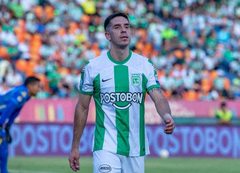 Juan Felipe Aguirre, zaguero de Atlético Nacional. FOTO: JUAN ANTONIO SÁNCHEZ