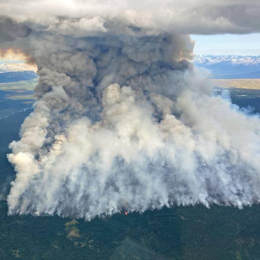 En lo corrido del 2023, en Canadá se han contabilizado 4,088 incendios, y rompió un récord con 10 millones de hectáreas quemadas por megaincendios. FOTO GETTY.