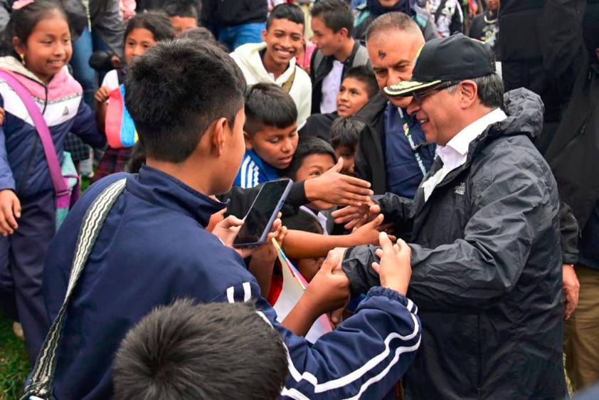 Petro quiere replicar esta iniciativa en toda Colombia. Foto: Twitter Presidencia Colombia. 