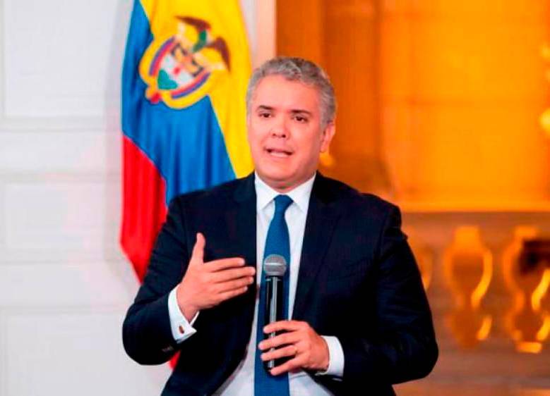 Iván Duque señaló que Colombia no necesita una nueva reforma tributaria. FOTO COLPRENSA