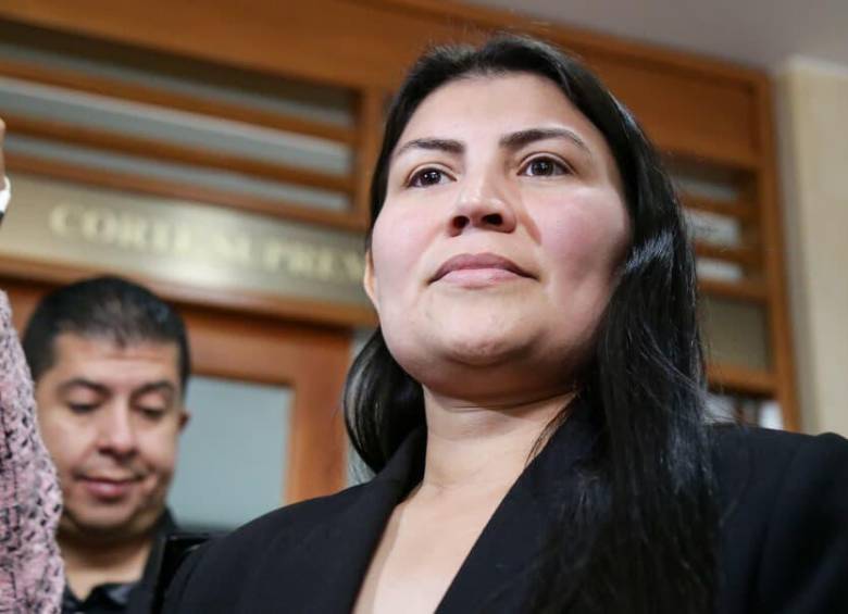 Karen Manrique será trasladada desde Bogotá a una guarnición militar en Malambo, Atlántico. FOTO: Colprensa. 