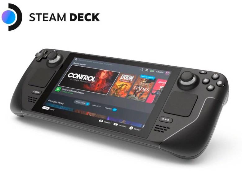 La nueva consola Steam Deck que será comercializada en diciembr. FOTO: Cortesía Valve.