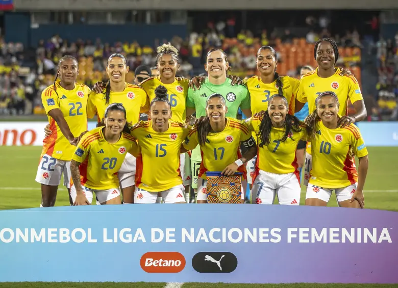 La Selección Colombia mantuvo su posición luego de la triple fecha de la Liga de Naciones Conmebol. Foto: Juan Antonio Sánchez Ocampo.