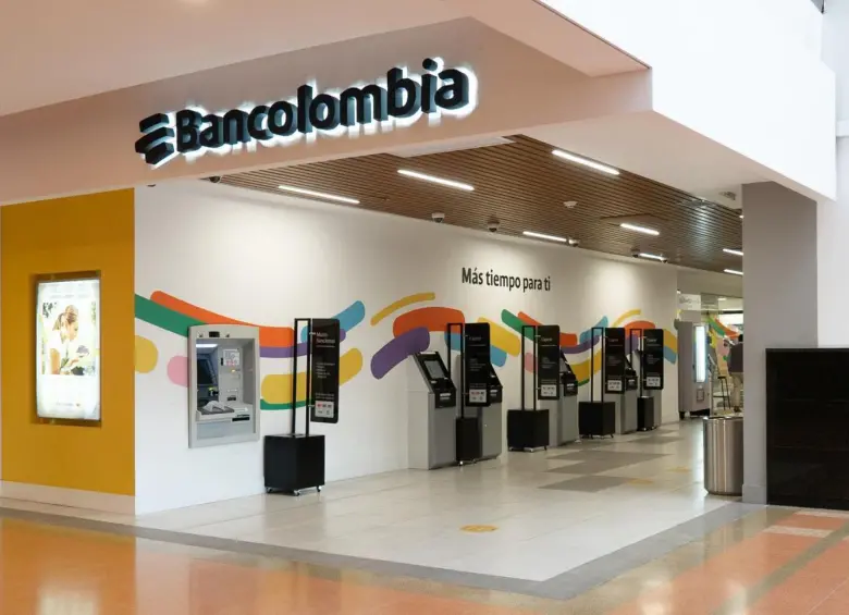 Con un 38 %, Bancolombia es la entidad con más cajeros electrónicos en el país. FOTO: Cortesía de Bancolombia