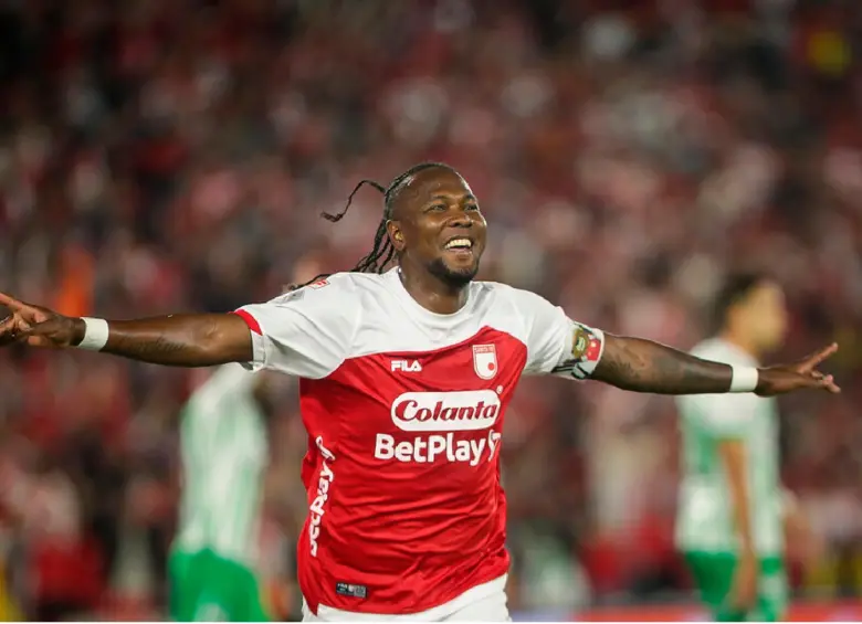 Hugo Rodallega, uno de los mejores delanteros de Colombia en los últimos años. Ahora, en su retorno a Brasil, buscará ser protagonista con Santa Fe. Foto Colprensa