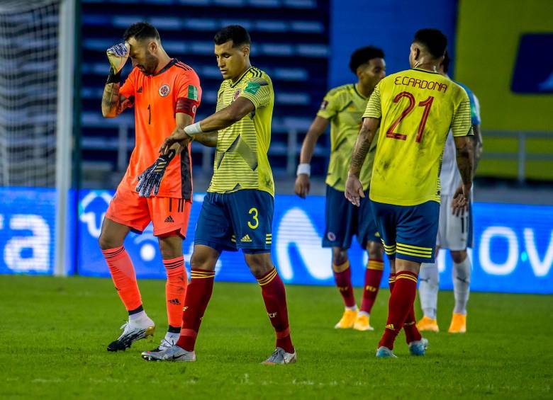 La decepción marcó a la Selección Colombia en el camino hacia Qatar. FOTO JUAN ANTONIO SÁNCHEZ