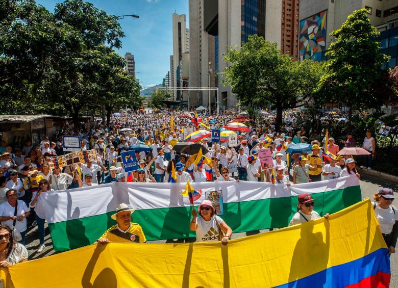 La manifestación se replicará en 13 ciudades del país. FOTO CAMILO SUÁREZ 