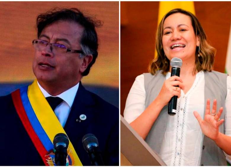 El presidente Gustavo Petro y la ministra Carolina Corcho están afiliados a la EPS Sanitas, una de las más costosas que hay en el país. FOTOS: COLPRENSA 