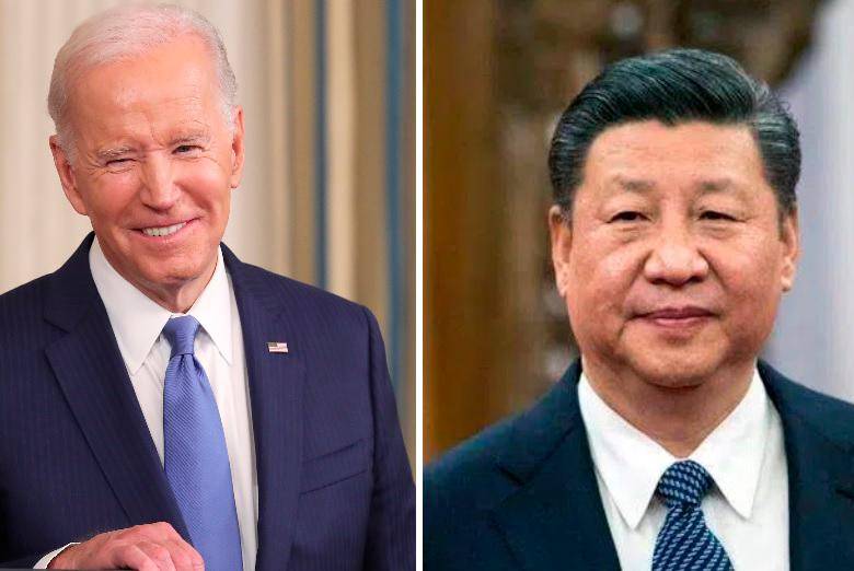 Los presidentes de EE.UU. y China, Joe Biden y Xi Jinging. FOTOS: EFE.