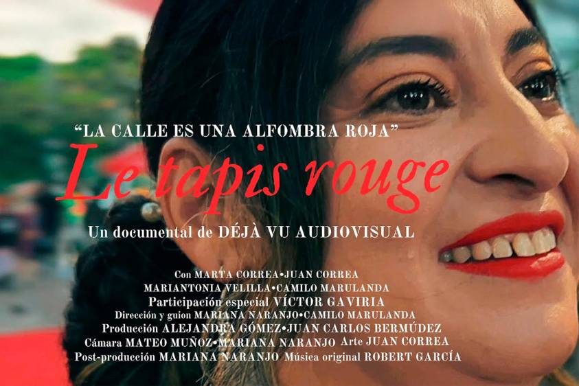 “La calle es una alfombra roja” Le tapis rouge, cortometraje ganador Smartfilms Medellín 2024