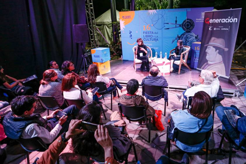 El Café Generación en la Fiesta del Libro fue el 16 de septiembre. Foto: Esneyder Gutiérrez