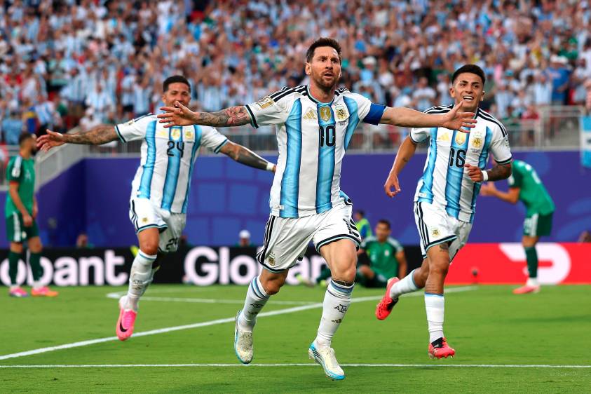El delantero argentino Lionel Messi busca conseguir la bota de oro del Mundial, uno de los pocos trofeos que le faltan. Foto: Getty