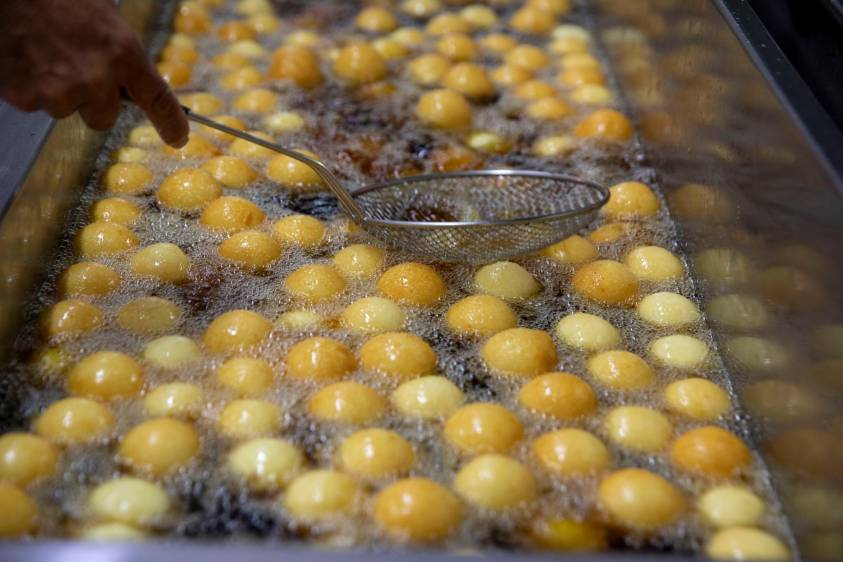 Los buñuelos también hacen parte del menú de las elecciones. Foto: archivo