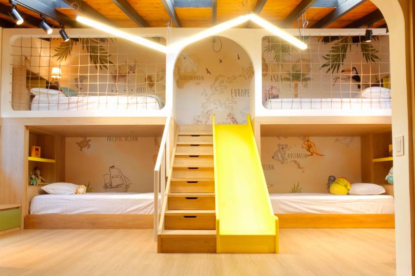 Cada elemento del diseño infantil busca hoy cumplir varias funciones y conectar con la experiencia sensorial. FOTO cortesía Inside Studio.