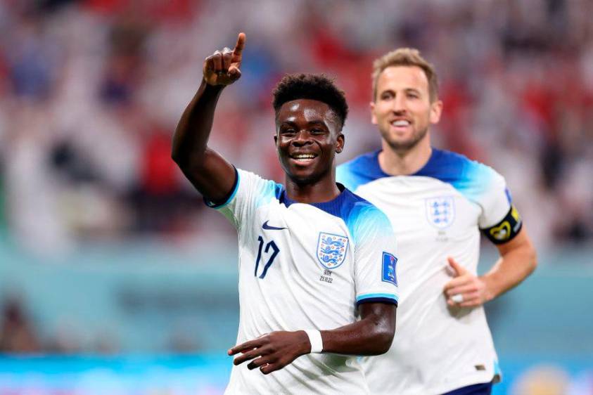 El inglés Bukayo Saka marcó dos tantos y se perfila como uno de los jugadores jóvenes más valioso del Mundial. FOTO TOMADA @EuropaLeague