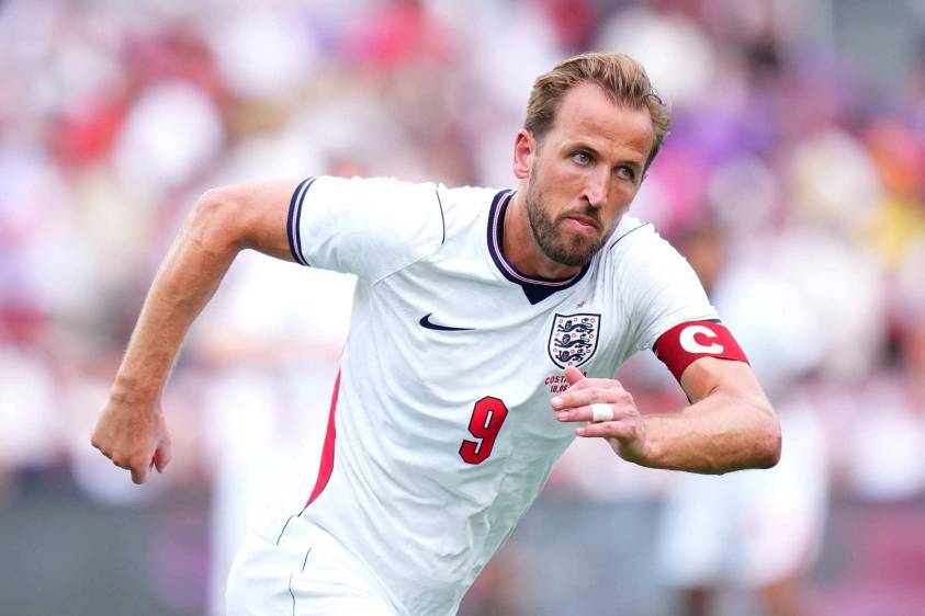 El delantero Harry Kane de gran presente en el Bayern Múnich, espera liderar a su selección en el Mundial de Norteamérica. FOTO GETTY
