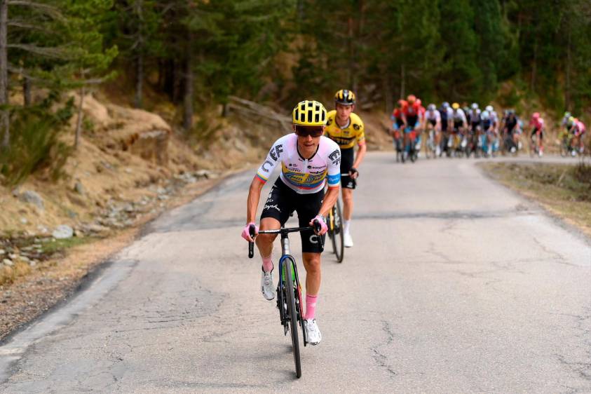 En acción, Esteban Chaves. FOTO cortesía EF Pro Cycling