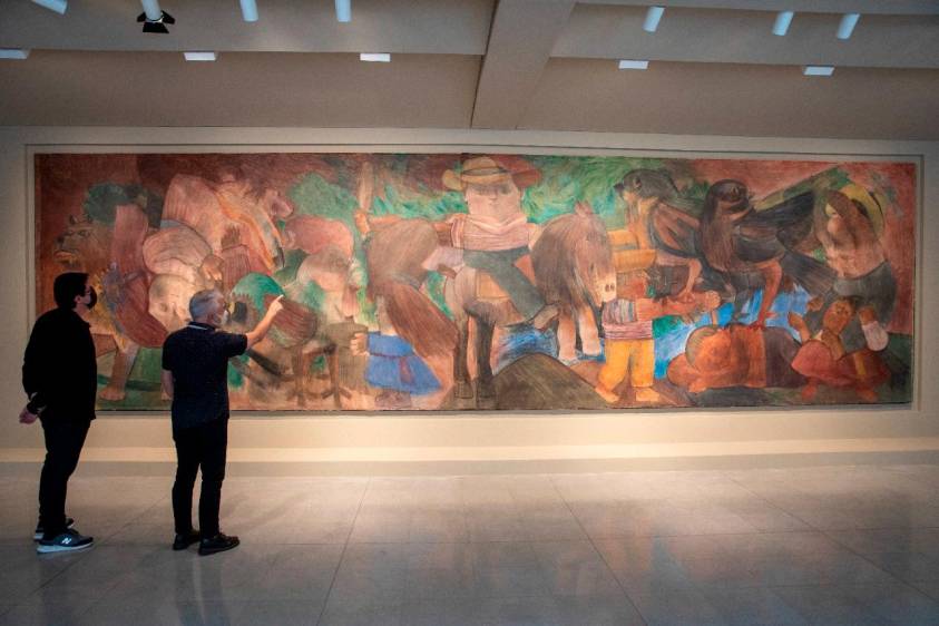 Este lunes 29 de noviembre se celebró el aniversario con un mural del maestro Botero y un concierto. Foto : Juan Antonio Sánchez