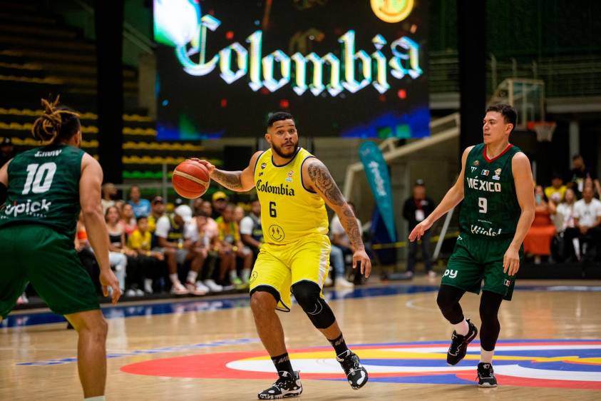 La Selección Colombia se despidió de Medellín, tras el cierre de la Ventana Fiba. FOTO andrés camilo suárez 