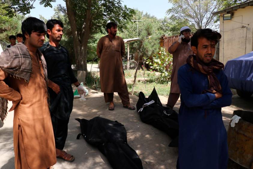 Los talibanes, que tomaron el poder hace dos semanas, han negado su participación en el ataque. Foto: EFE