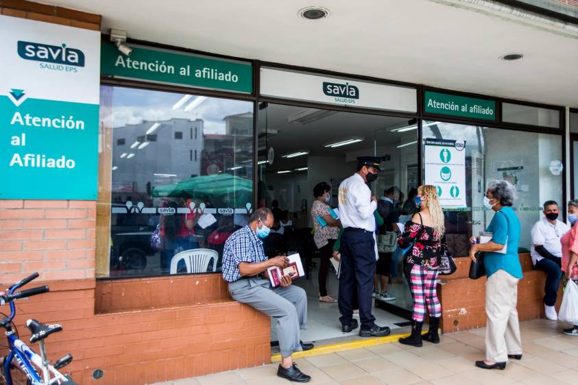 El 92% de los usuarios de Savia pertenecen al régimen subsidiado, es decir, la población más vulnerable. Es la única EPS que le apostó a tener presencia en los 125 municipios.. FOTO julio herrera