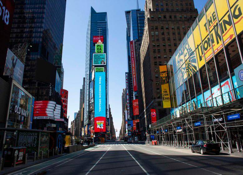 Nueva York fue el epicentro de la pandemia en 2020. FOTO: AFP. 