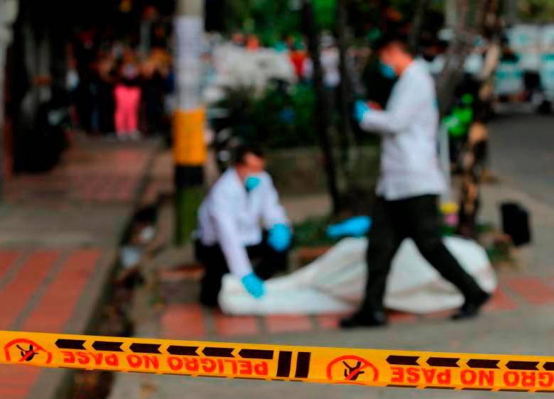 El hecho fue cometido por un grupo armado todavía sin identificar. FOTO: EL COLOMBIANO 