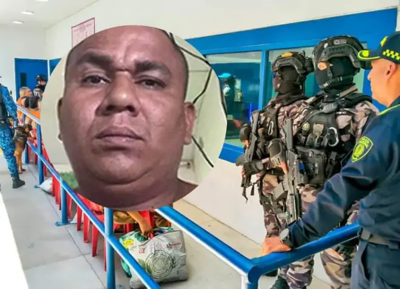 Digno Palomino y ‘Negro Ober’ están entre los capos de la extorsión que serían considerados para los ‘buques cárcel’ impulsados por el Gobierno de Abelardo de la Espriella. FOTO: Policía, Abelardo de la Espriella.
