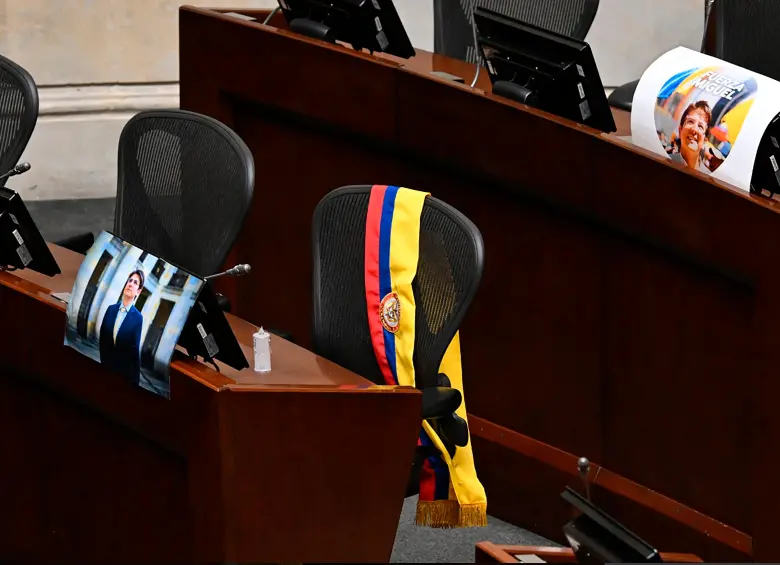 Miguel Uribe Turbay era precandidato presidencial del partido de oposición Centro Democrático. FOTO: AFP