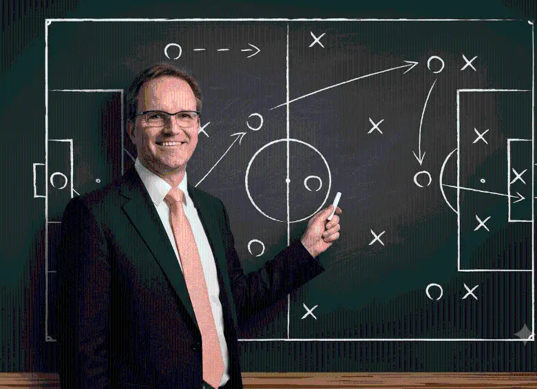 Joachim Klement sostiene que su modelo explica apenas el 55% de los resultados de un Mundial y que el resto depende del azar. FOTOS CORTESÍA Y COMPOSICIÓN CON IA