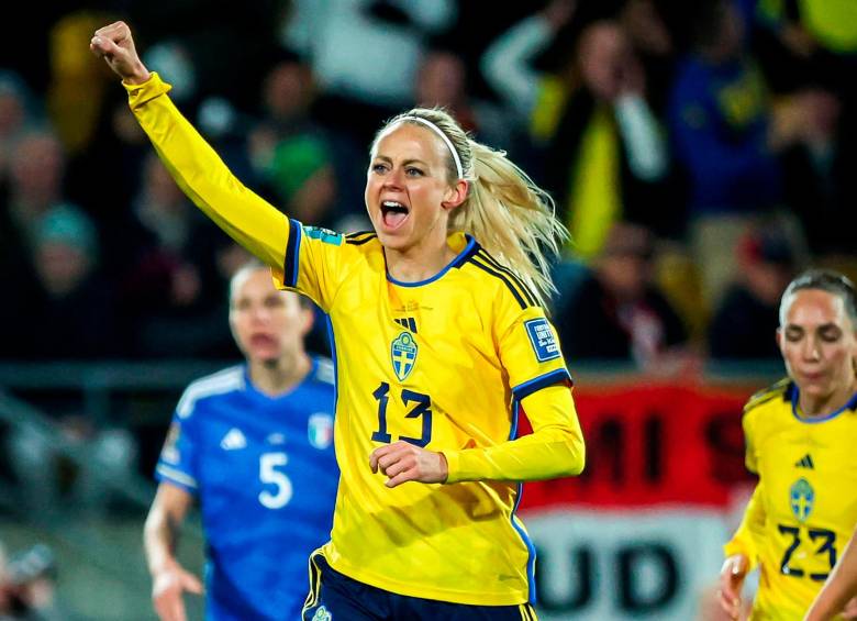 Amanda, una de las jugadoras más destacadas de Suecia.