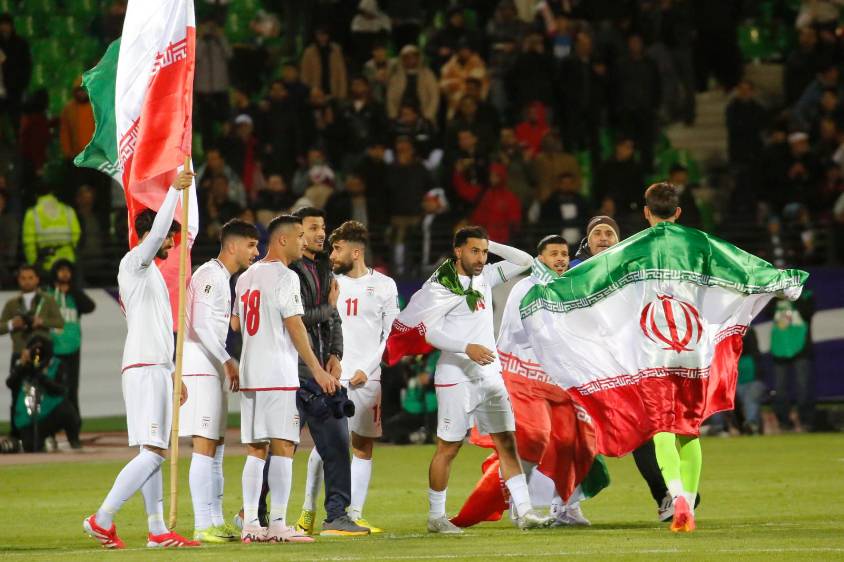 La Selección de fútbol de Irán se clasificó como segunda, solo detrás de Japón. FOTO: GETTY