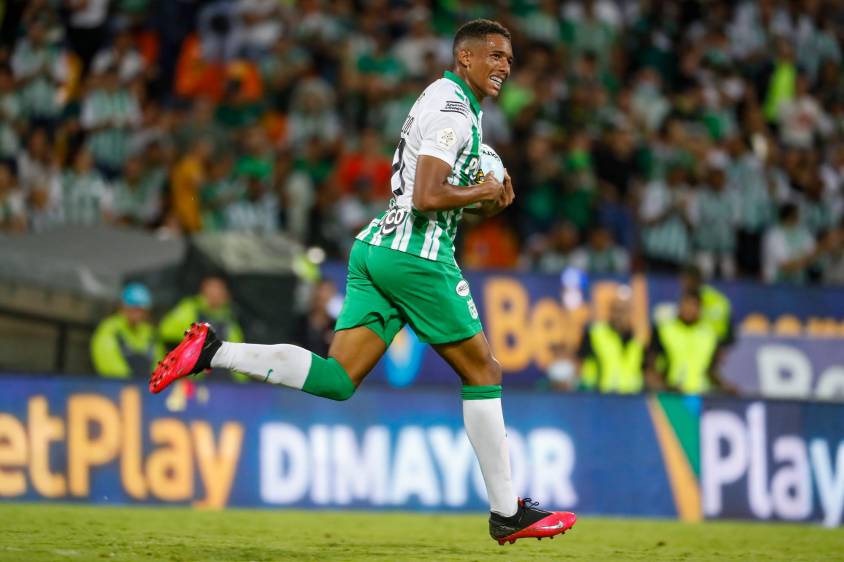 Brahian Palacios es otra de las buenas proyecciones de Atlético Nacional. FOTO MANUEL SALDARRIAGA