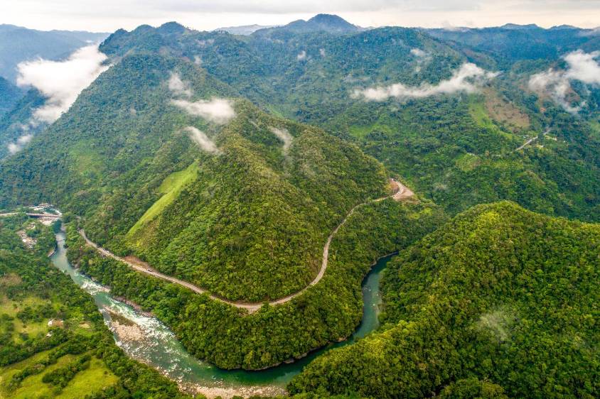 Los bosques y ríos del Oriente antioqueño conforman uno de los sistemas ambientales más importantes de Antioquia. FOTO: EL COLOMBANO