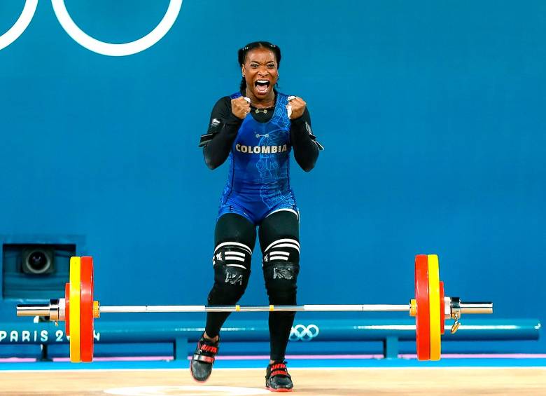 Si Yenny Álvarez alzaba 130 kilogramos, podía pelear la consecución de una medalla en levantamiento de pesas. Foto: Cortesía COC