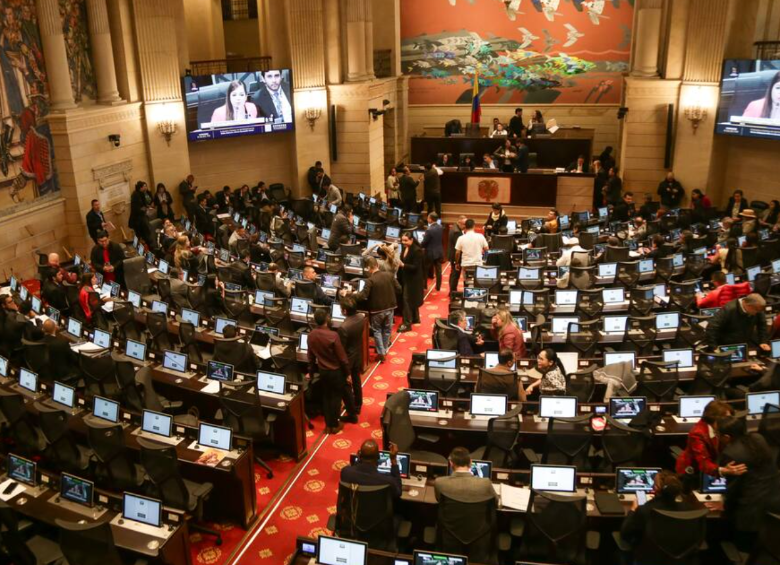 Congreso de la República. Foto: Colprensa