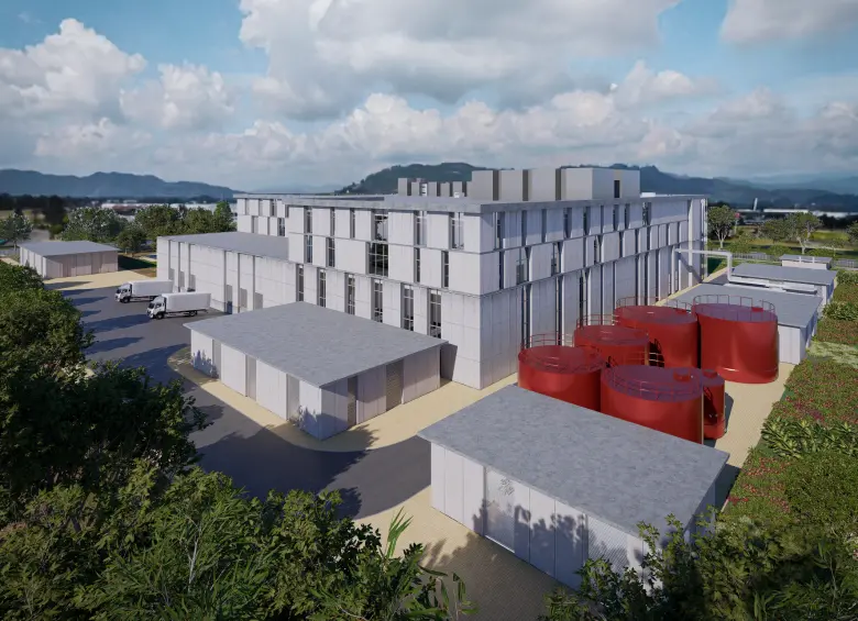 Así será BogotáBio, el nuevo Centro de Desarrollo Tecnológico de Producción de Vacunas. Foto: suministrada a EL COLOMBIANO