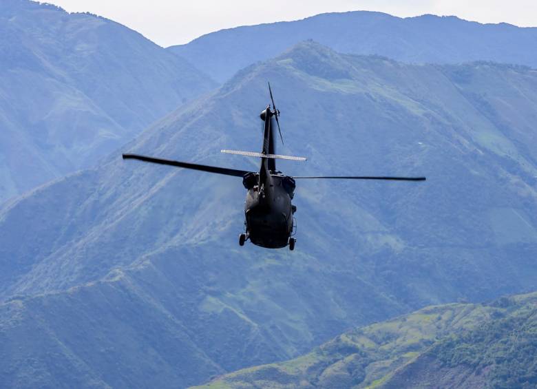 Un helicóptero con un equipo de autoridades se movilizó hasta la zona. Imagen de referencia. Foto: Juan Antonio Sánchez
