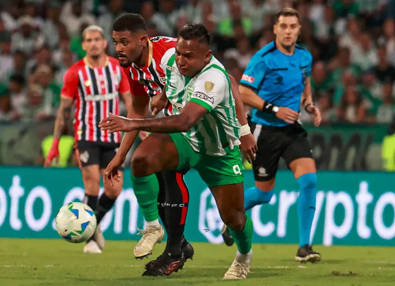 Alfredo Morelos es una de las piezas clave que tiene Nacional para buscar la hazaña en el Morumbí ante Sao Paulo. FOTO manuel saldarriaga