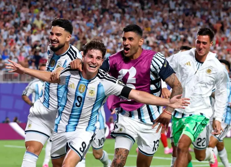 Julián Álvarez es de los jugadores más destacados de Argentina y pertenece al Atlético de Madrid. FOTO GETTY
