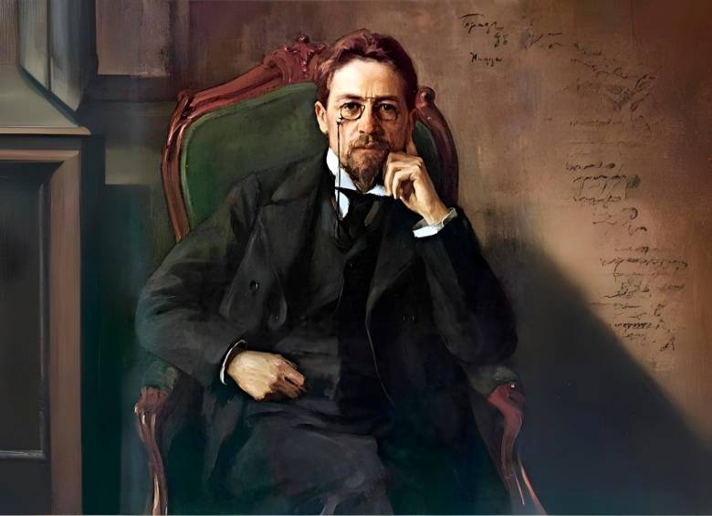 Anton Chéjov. Fotografía de Osip Braz, 1898. Colección: Tretyakov Gallery.